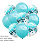 10Pcs confetti Latex Balloon set