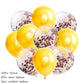 10Pcs confetti Latex Balloon set