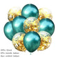 10Pcs confetti Latex Balloon set