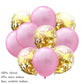 10Pcs confetti Latex Balloon set