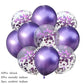 10Pcs confetti Latex Balloon set