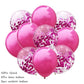 10Pcs confetti Latex Balloon set