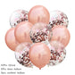 10Pcs confetti Latex Balloon set