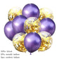 10Pcs confetti Latex Balloon set