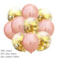 10Pcs confetti Latex Balloon set