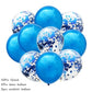 10Pcs confetti Latex Balloon set