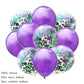 10Pcs confetti Latex Balloon set