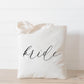 Bride Tote Bag