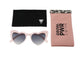 Love heart sun glasses