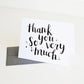 Thank You Card